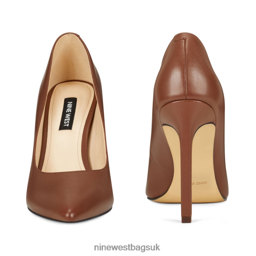 Nine West Tatiana Pointy Toe Pumps RFX40B2408 - Nine West Bags UK Brown Leather