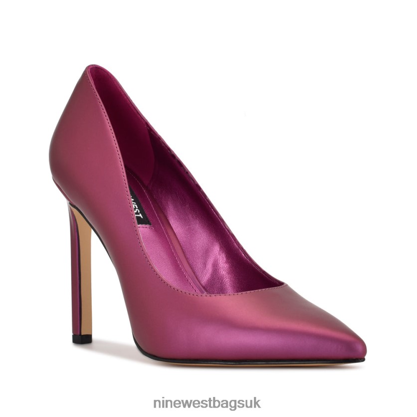 Nine West Tatiana Pointy Toe Pumps RFX40B938 - Nine West Sandals UK Pink Pearlized Metallic