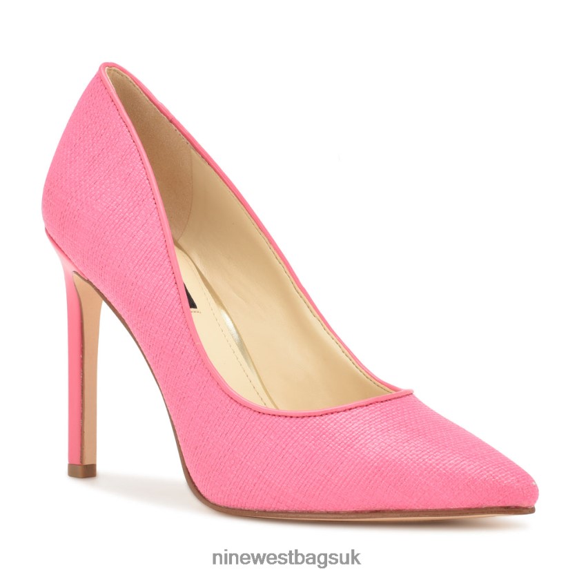 Nine West Tatiana Woven Pointy Toe Pumps RFX40B863 - Nine West UK Sale Pink