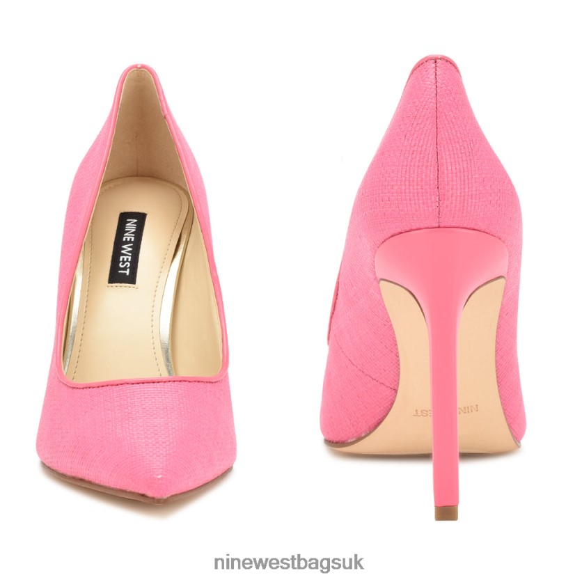 Nine West Tatiana Woven Pointy Toe Pumps RFX40B863 - Nine West UK Sale Pink