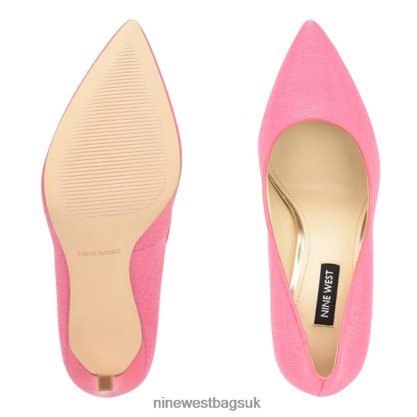 Nine West Tatiana Woven Pointy Toe Pumps RFX40B863 - Nine West UK Sale Pink