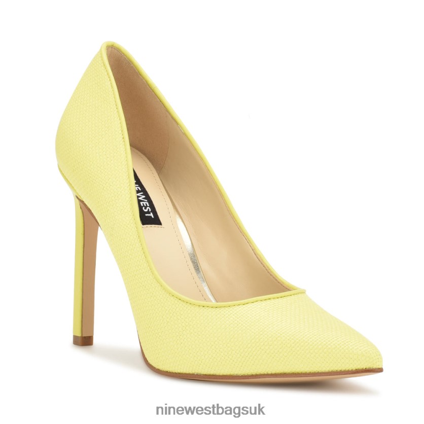 Nine West Tatiana Woven Pointy Toe Pumps RFX40B864 - Nine West Bags UK Lime