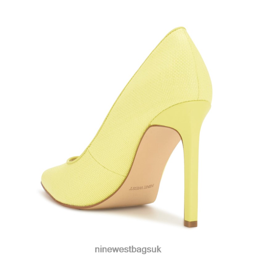 Nine West Tatiana Woven Pointy Toe Pumps RFX40B864 - Nine West Bags UK Lime