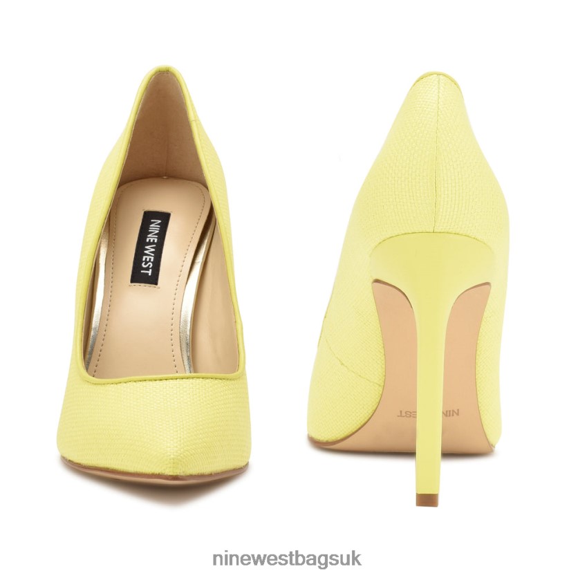 Nine West Tatiana Woven Pointy Toe Pumps RFX40B864 - Nine West Bags UK Lime