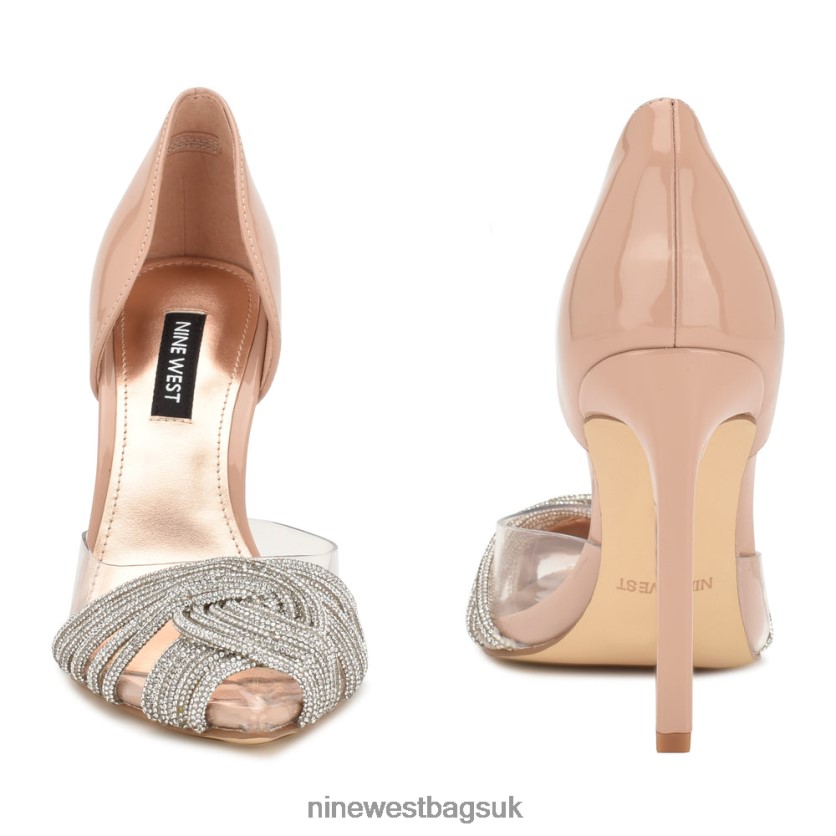 Nine West Toast d\'Orsay Pumps RFX40B1497 - Nine West UK Nude/Clear Crystal