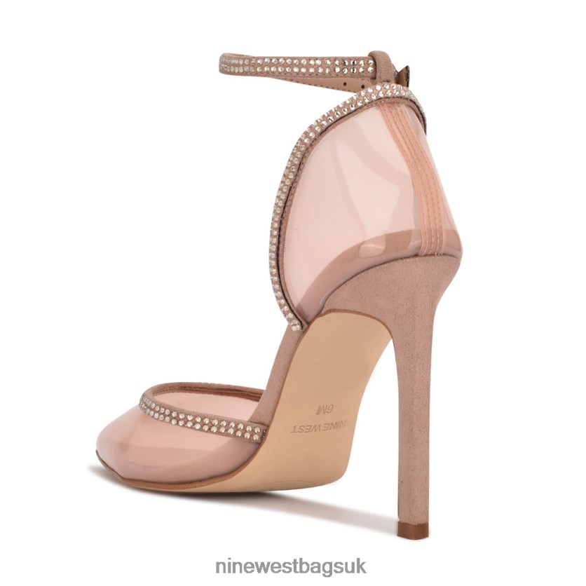 Nine West Tootsie Ankle Strap Pumps RFX40B1421 - Nine West UK Nude