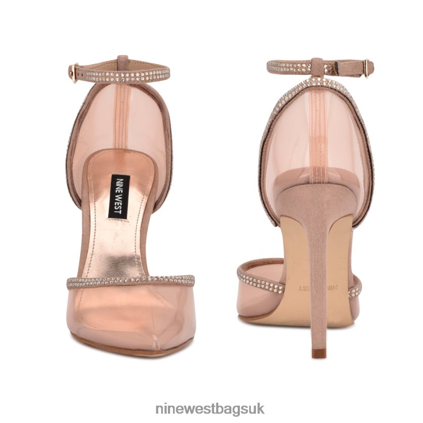 Nine West Tootsie Ankle Strap Pumps RFX40B1541 - Nine West UK Nude