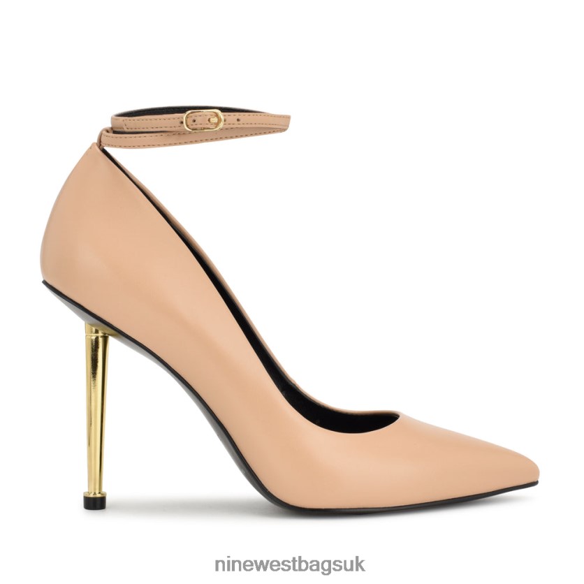 Nine West Trevs Ankle Wrap Pumps RFX40B1378 - Nine West Sandals UK Warm Blush