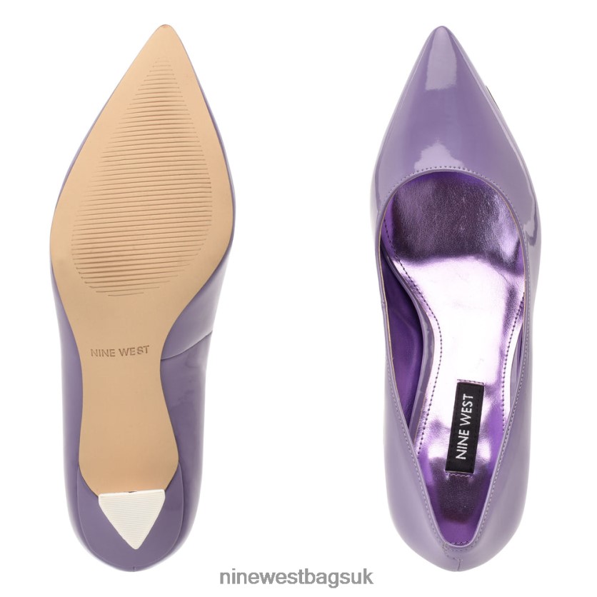Nine West Workin Pointy Toe Pumps RFX40B2170 - Nine West Sandals UK Purple Patent
