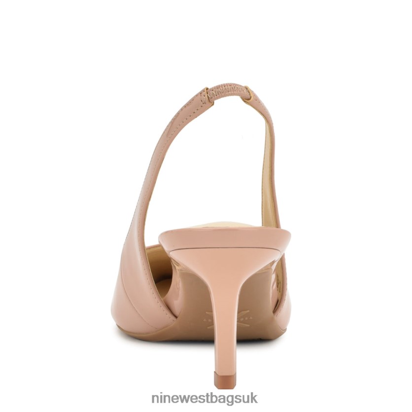 Nine West Kately 9x9 Slingback Pumps RFX40B1089 - Nine West UK Barely Nude Patent