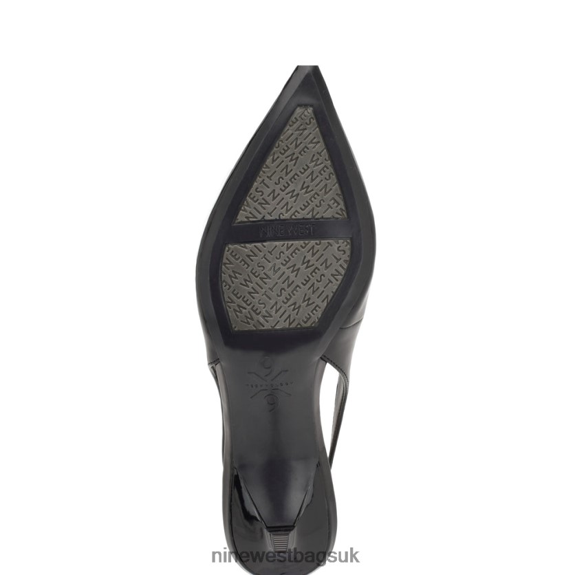 Nine West Kately 9x9 Slingback Pumps RFX40B2079 - Nine West UK Sale Jet Black