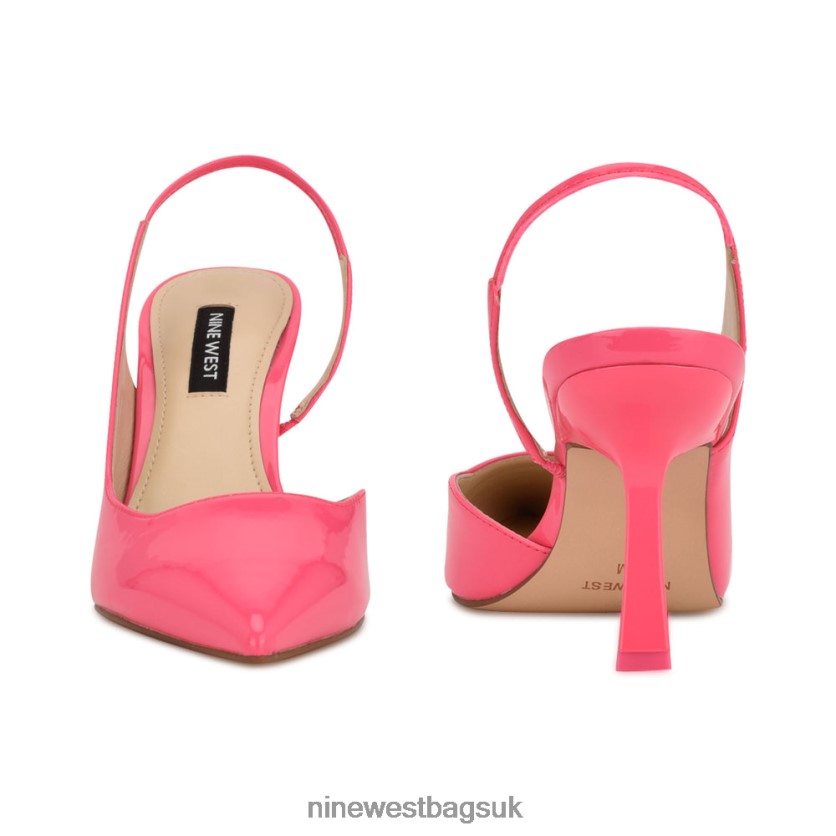 Nine West Mollie Pointy Toe Heeled Slingbacks RFX40B1944 - Nine West Bags UK Miami Pink
