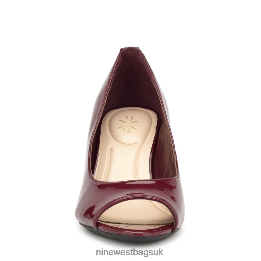Nine West Cape 9x9 Dress Wedges RFX40B1135 - Nine West UK Sale Plum Patent