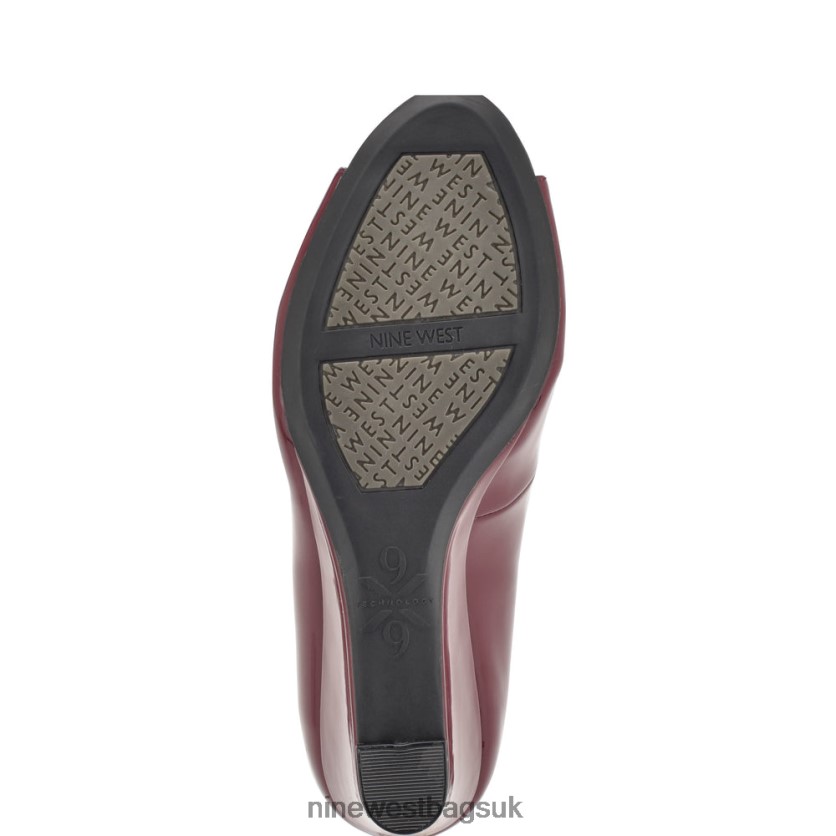 Nine West Cape 9x9 Dress Wedges RFX40B1135 - Nine West UK Sale Plum Patent