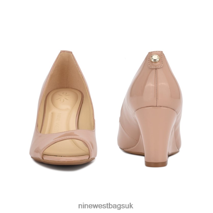 Nine West Cape 9x9 Dress Wedges RFX40B1145 - Nine West UK Barely Nude Patent