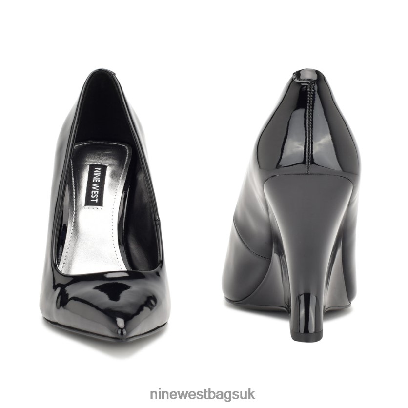 Nine West Eaava Pointy Toe Wedges RFX40B1137 - Nine West UK Black Patent