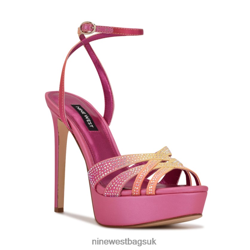 Nine West Gobig Platform Sandals RFX40B1050 - Nine West Sandals UK