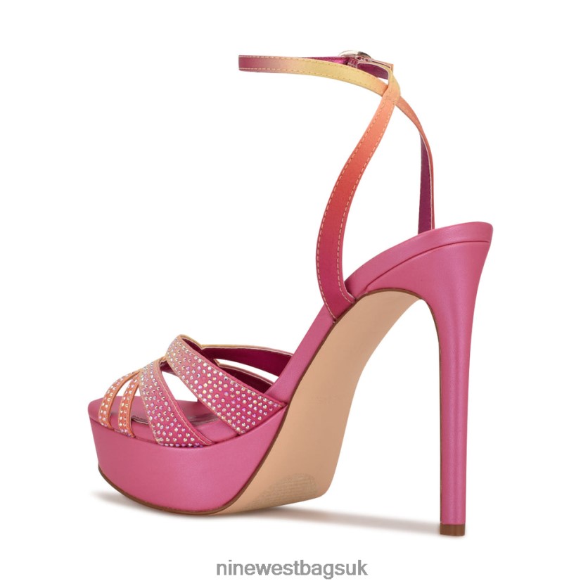 Nine West Gobig Platform Sandals RFX40B1050 - Nine West Sandals UK