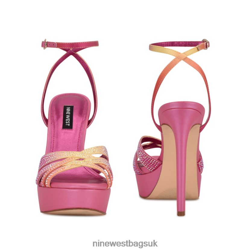 Nine West Gobig Platform Sandals RFX40B1050 - Nine West Sandals UK