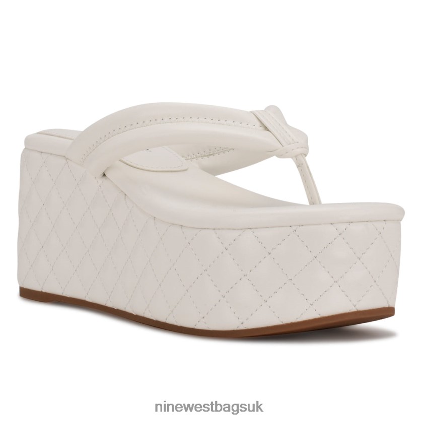 Nine West Newya Platform Thong Sandals RFX40B2933 - Nine West Bags UK