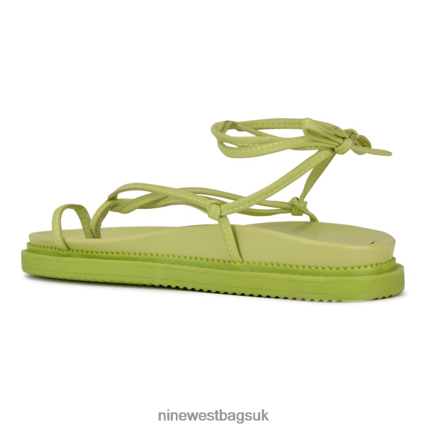 Nine West Sarest Ankle Wrap Flat Sandals RFX40B1008 - Nine West Bags UK