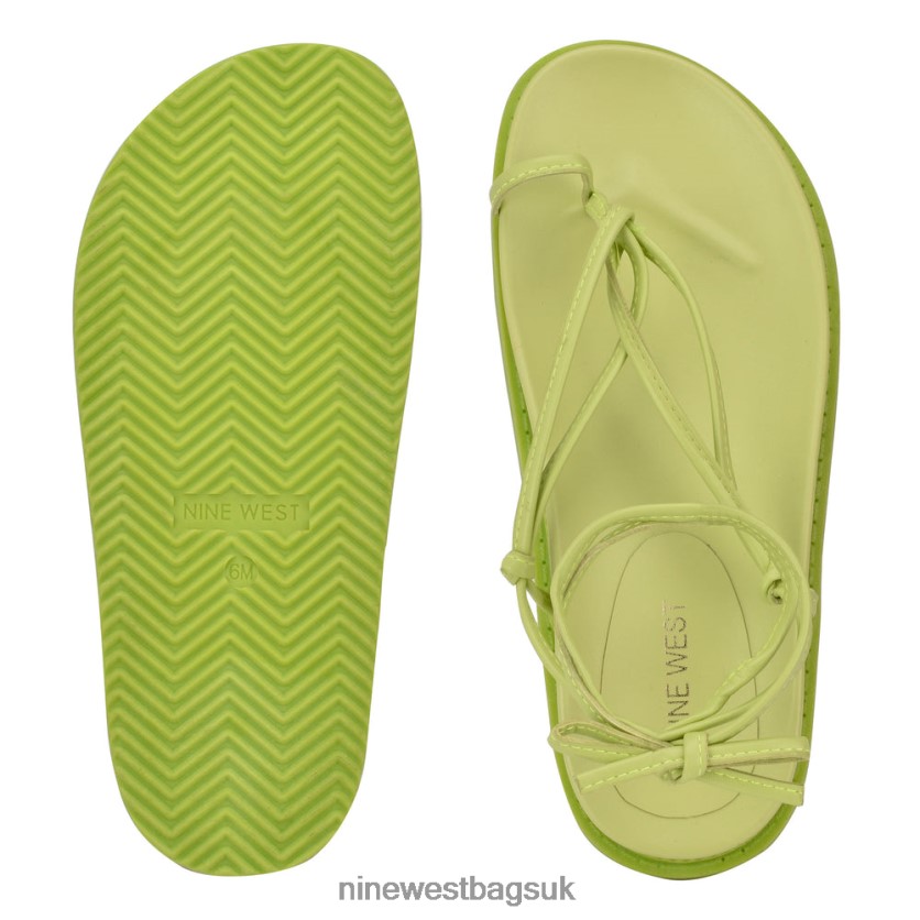 Nine West Sarest Ankle Wrap Flat Sandals RFX40B1008 - Nine West Bags UK