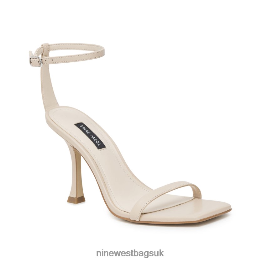 Nine West Yess Ankle Strap Sandals RFX40B2393 - Nine West UK Ivory Leather