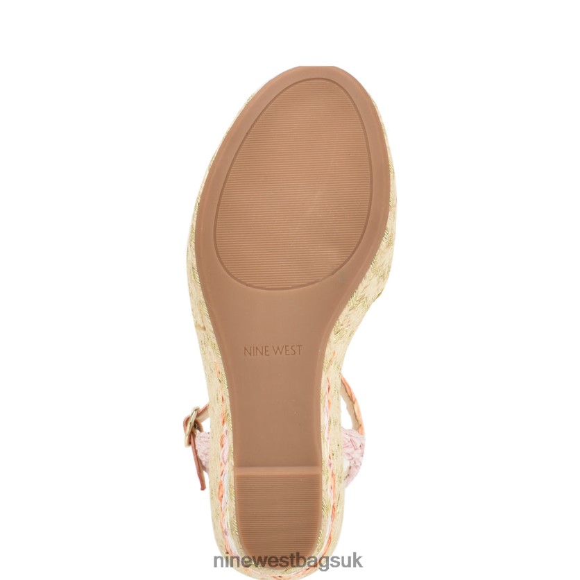 Nine West Caress Espadrille Wedge Sandals RFX40B760 - Nine West Bags UK Multi Raffia