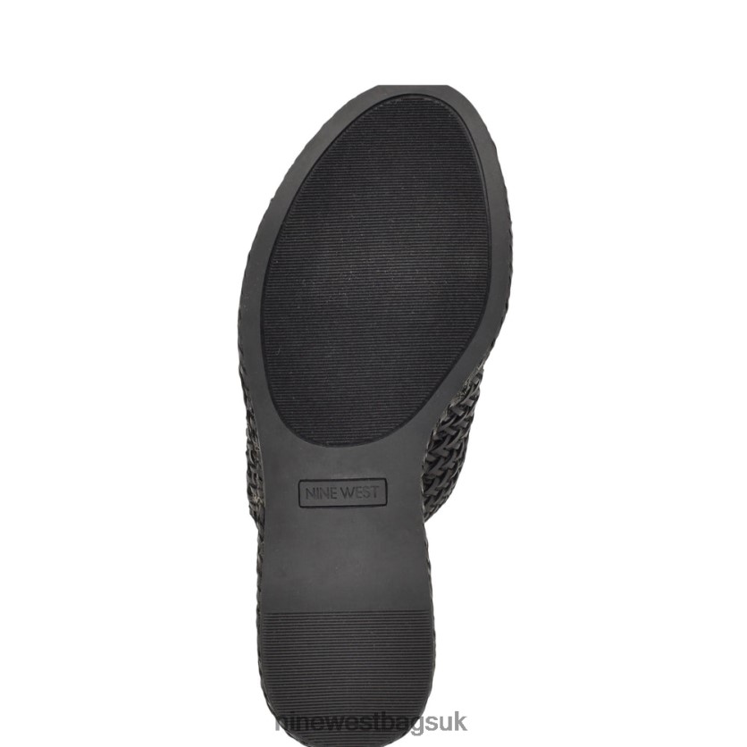 Nine West Everie Espadrille Wedge Sandals RFX40B764 - Nine West Bags UK Black