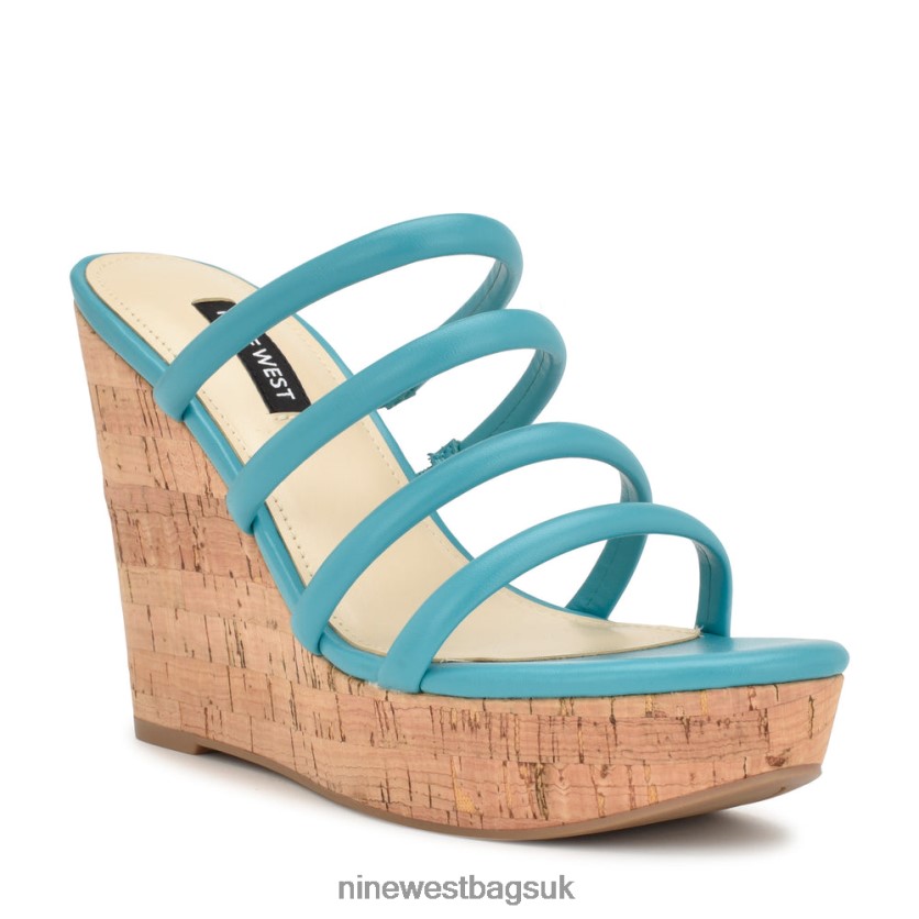 Nine West Haloway Espadrille Wedge Sandals RFX40B664 - Nine West Bags UK Teal