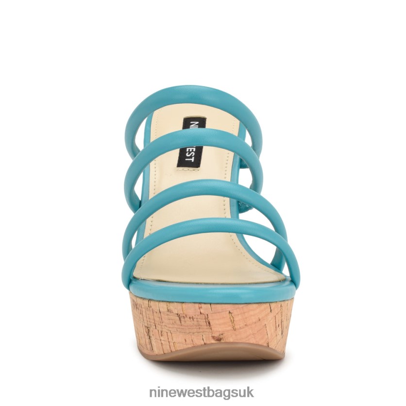 Nine West Haloway Espadrille Wedge Sandals RFX40B664 - Nine West Bags UK Teal