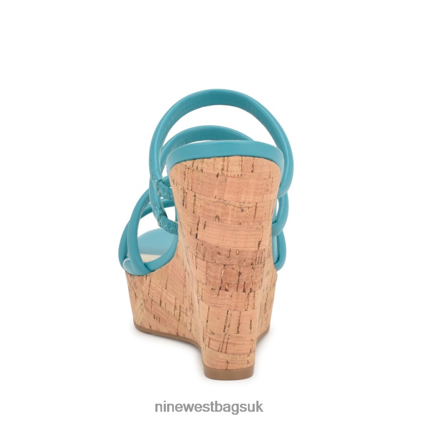 Nine West Haloway Espadrille Wedge Sandals RFX40B664 - Nine West Bags UK Teal