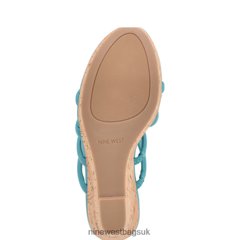 Nine West Haloway Espadrille Wedge Sandals RFX40B664 - Nine West Bags UK Teal