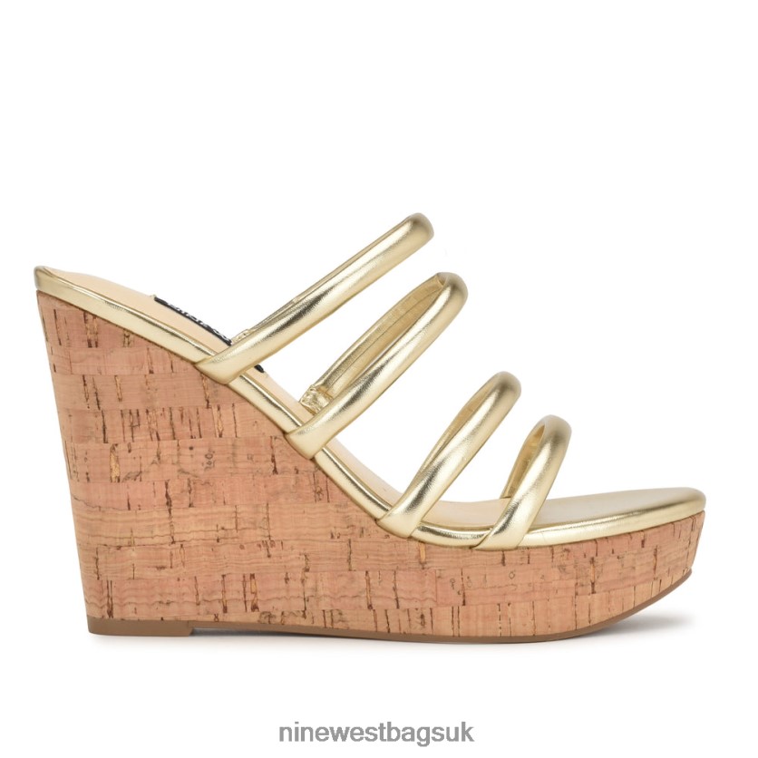 Nine West Haloway Espadrille Wedge Sandals RFX40B665 - Nine West UK Platino