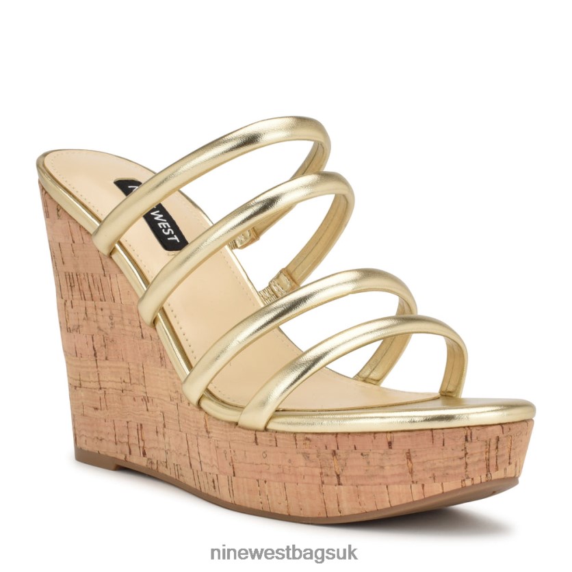 Nine West Haloway Espadrille Wedge Sandals RFX40B665 - Nine West UK Platino