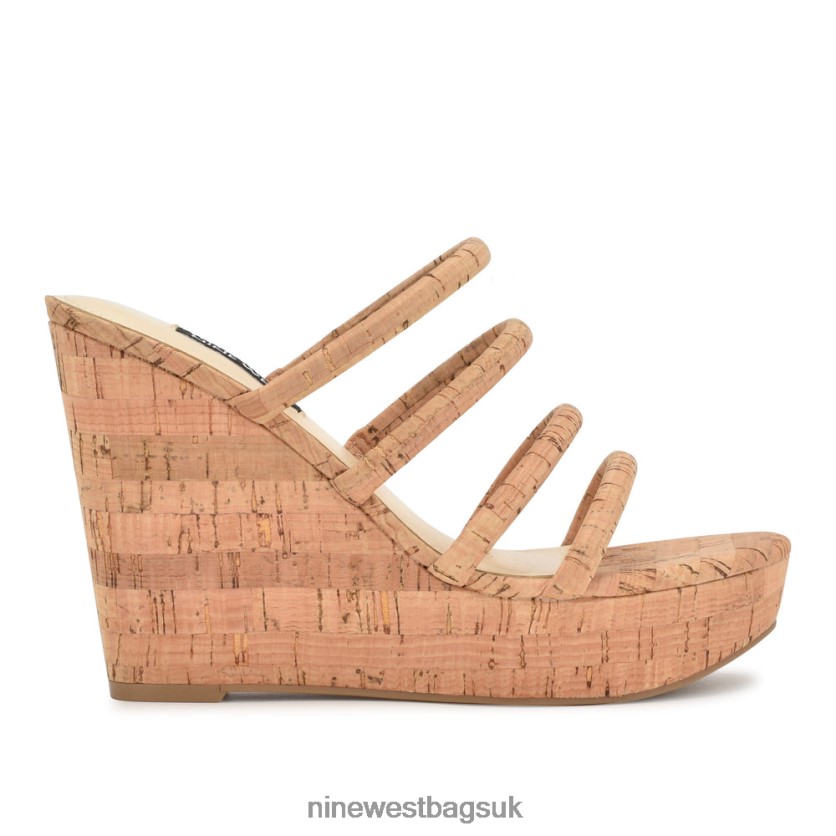 Nine West Haloway Espadrille Wedge Sandals RFX40B675 - Nine West UK Sale Natural