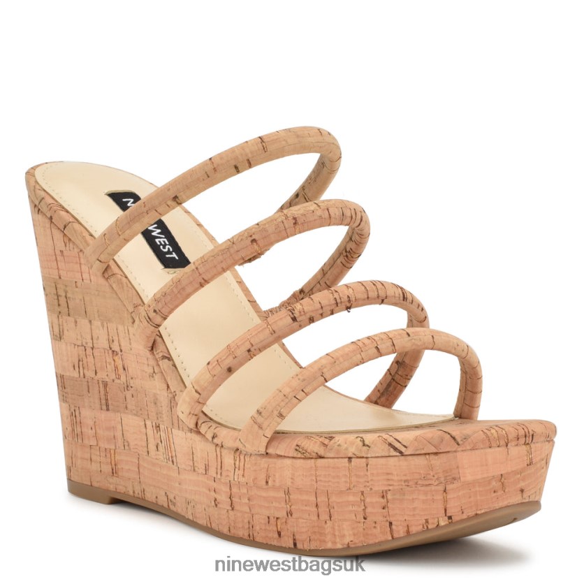 Nine West Haloway Espadrille Wedge Sandals RFX40B675 - Nine West UK Sale Natural