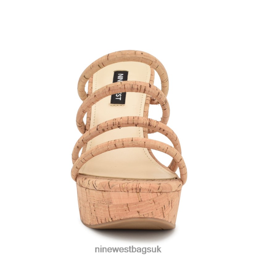 Nine West Haloway Espadrille Wedge Sandals RFX40B675 - Nine West UK Sale Natural