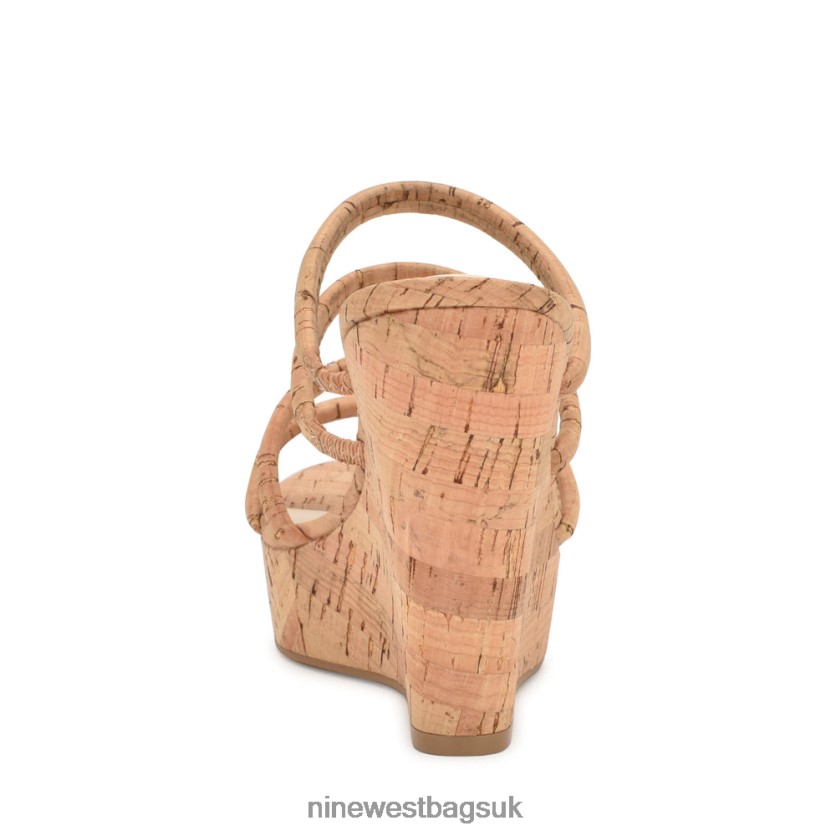 Nine West Haloway Espadrille Wedge Sandals RFX40B675 - Nine West UK Sale Natural