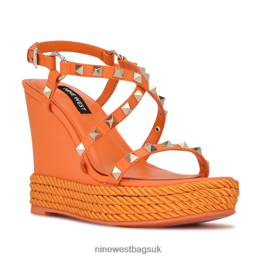 Nine West Harte Studded Espadrille Wedge Sandals RFX40B785 - Nine West UK
