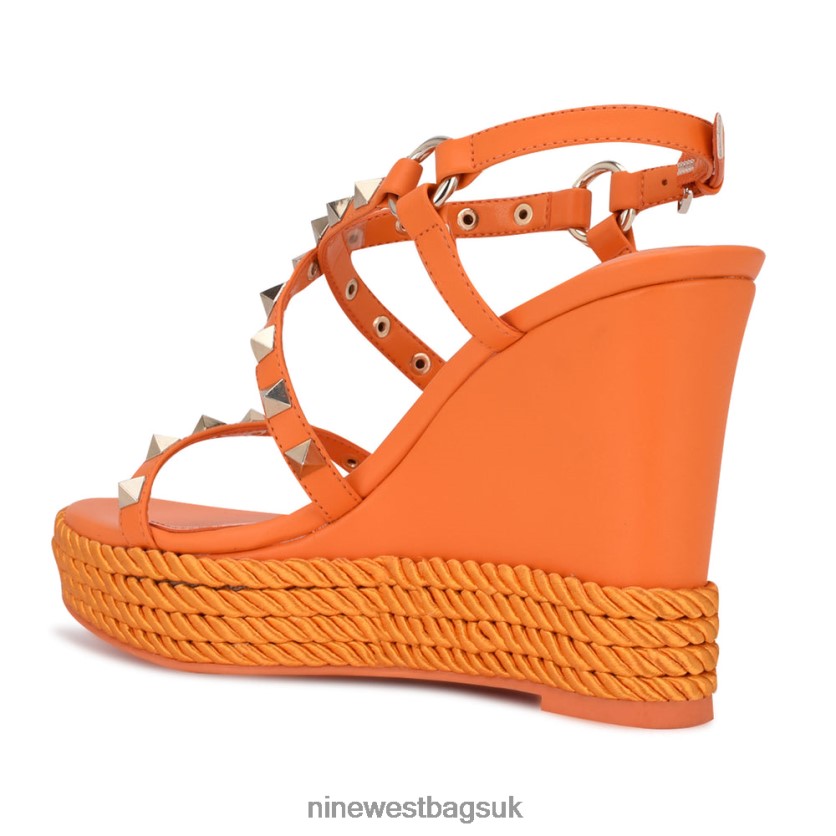 Nine West Harte Studded Espadrille Wedge Sandals RFX40B785 - Nine West UK