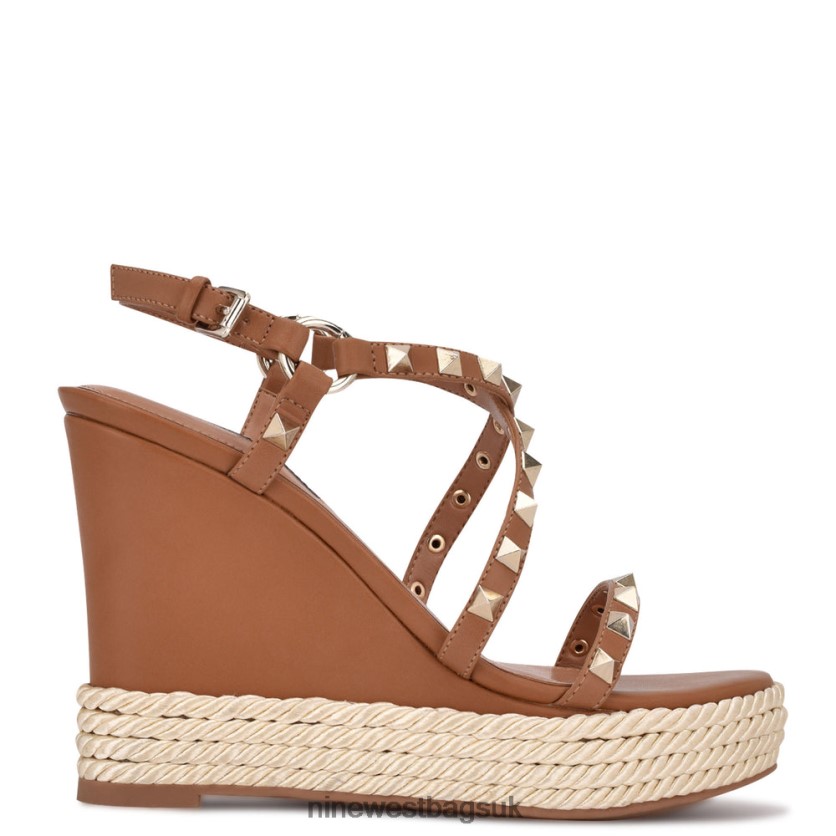Nine West Harte Studded Espadrille Wedge Sandals RFX40B786 - Nine West Sandals UK