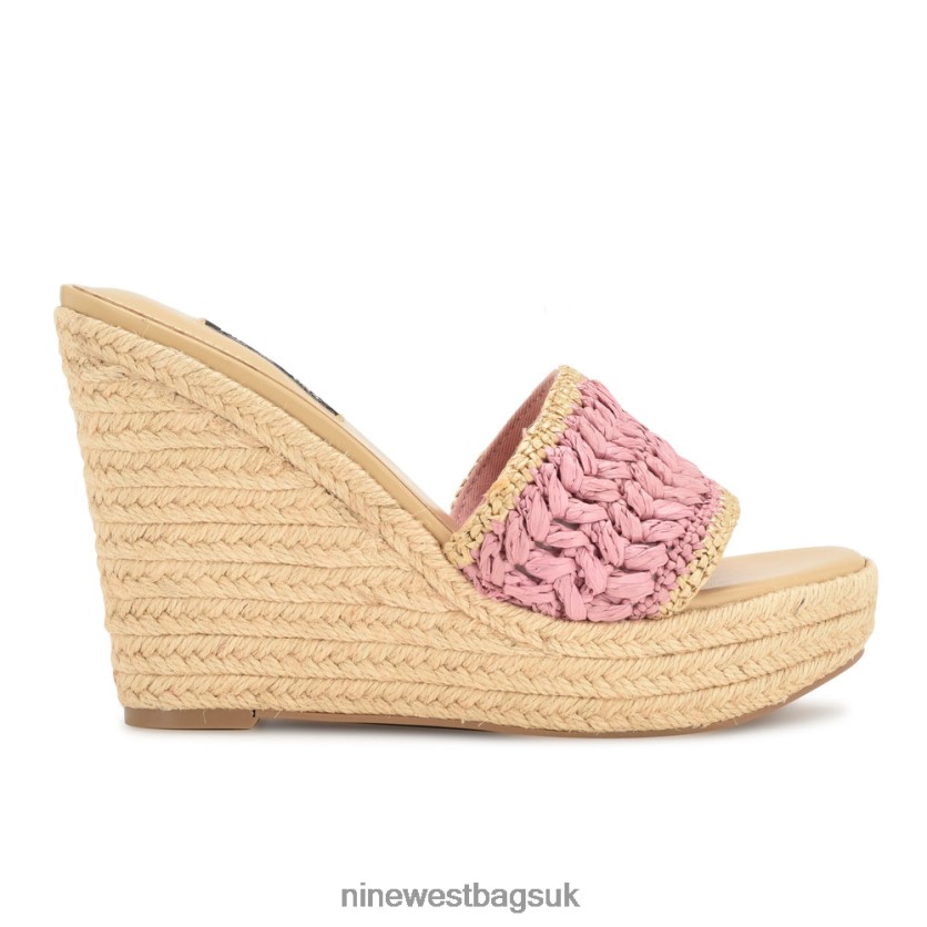 Nine West Holand Espadrille Wedge Sandals RFX40B660 - Nine West Bags UK Pink