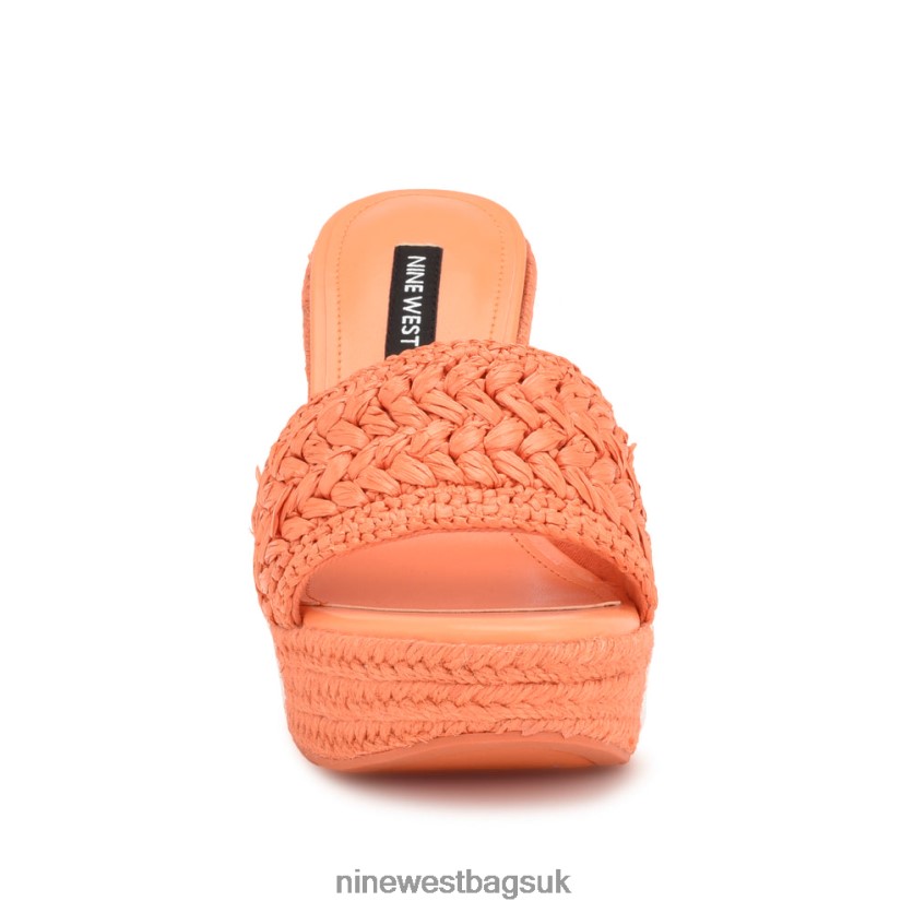 Nine West Holand Espadrille Wedge Sandals RFX40B661 - Nine West UK Orange