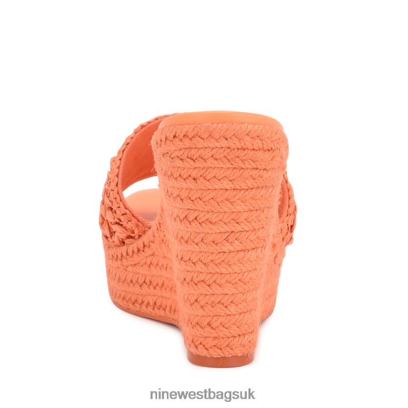 Nine West Holand Espadrille Wedge Sandals RFX40B661 - Nine West UK Orange