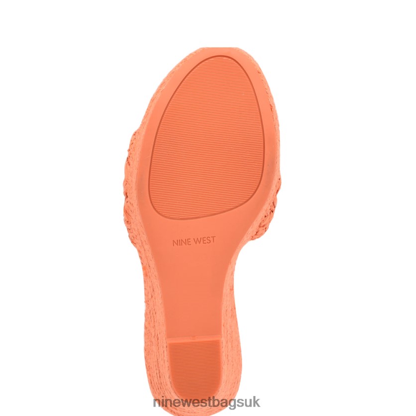 Nine West Holand Espadrille Wedge Sandals RFX40B661 - Nine West UK Orange