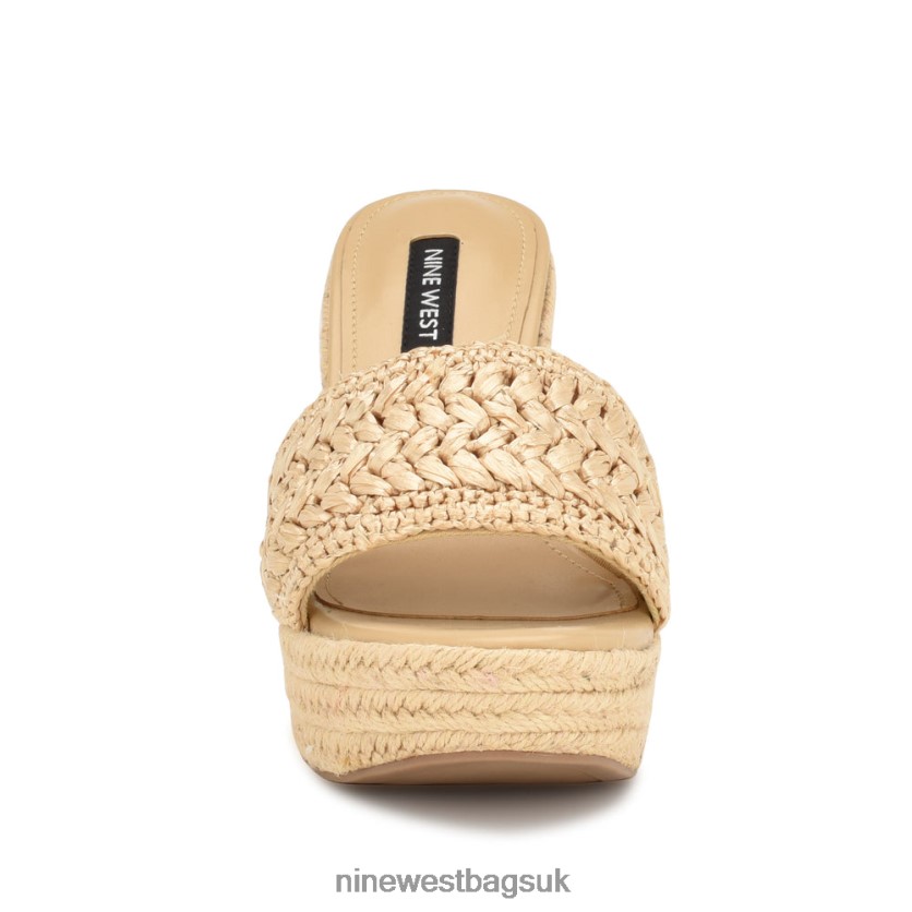 Nine West Holand Espadrille Wedge Sandals RFX40B662 - Nine West Sandals UK Light Natural