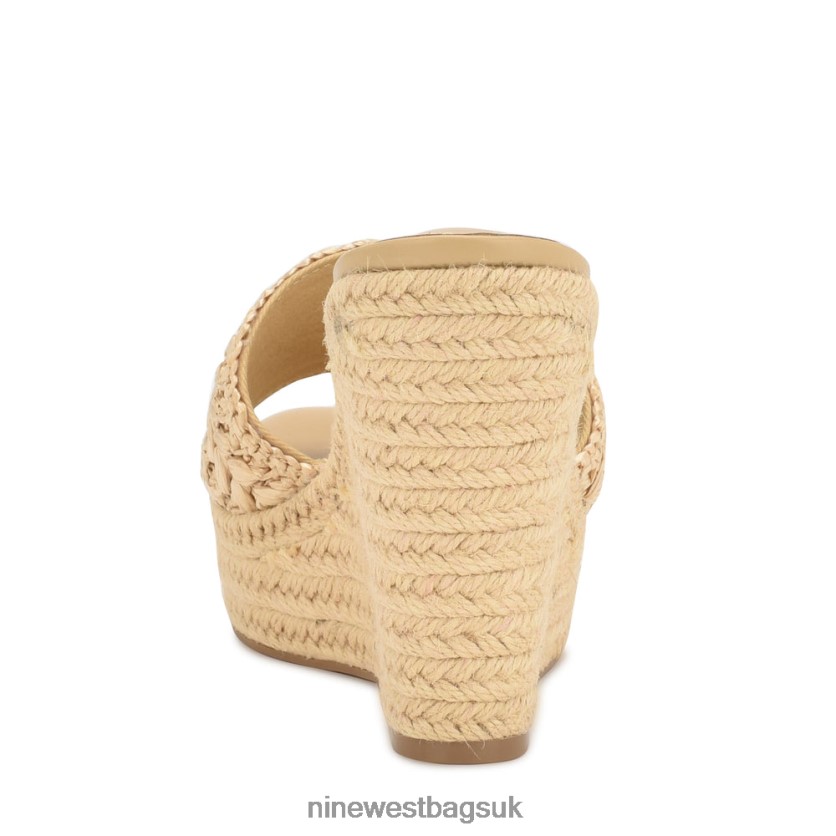 Nine West Holand Espadrille Wedge Sandals RFX40B662 - Nine West Sandals UK Light Natural