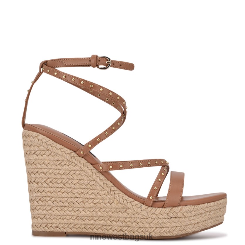 Nine West Hunda Espadrille Wedge Sandals RFX40B2265 - Nine West UK Natural