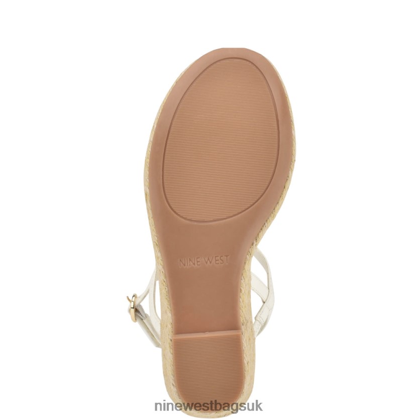 Nine West Jills Espadrille Wedge Sandals RFX40B1131 - Nine West UK Sale White
